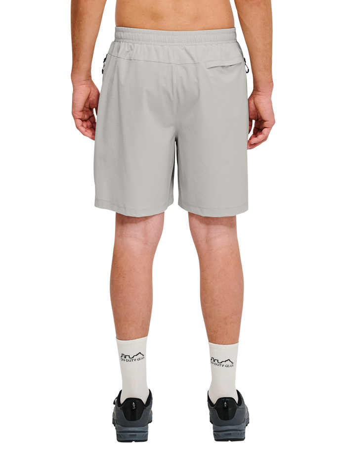 HALO APEX SHORTS, SILVER LINING, model