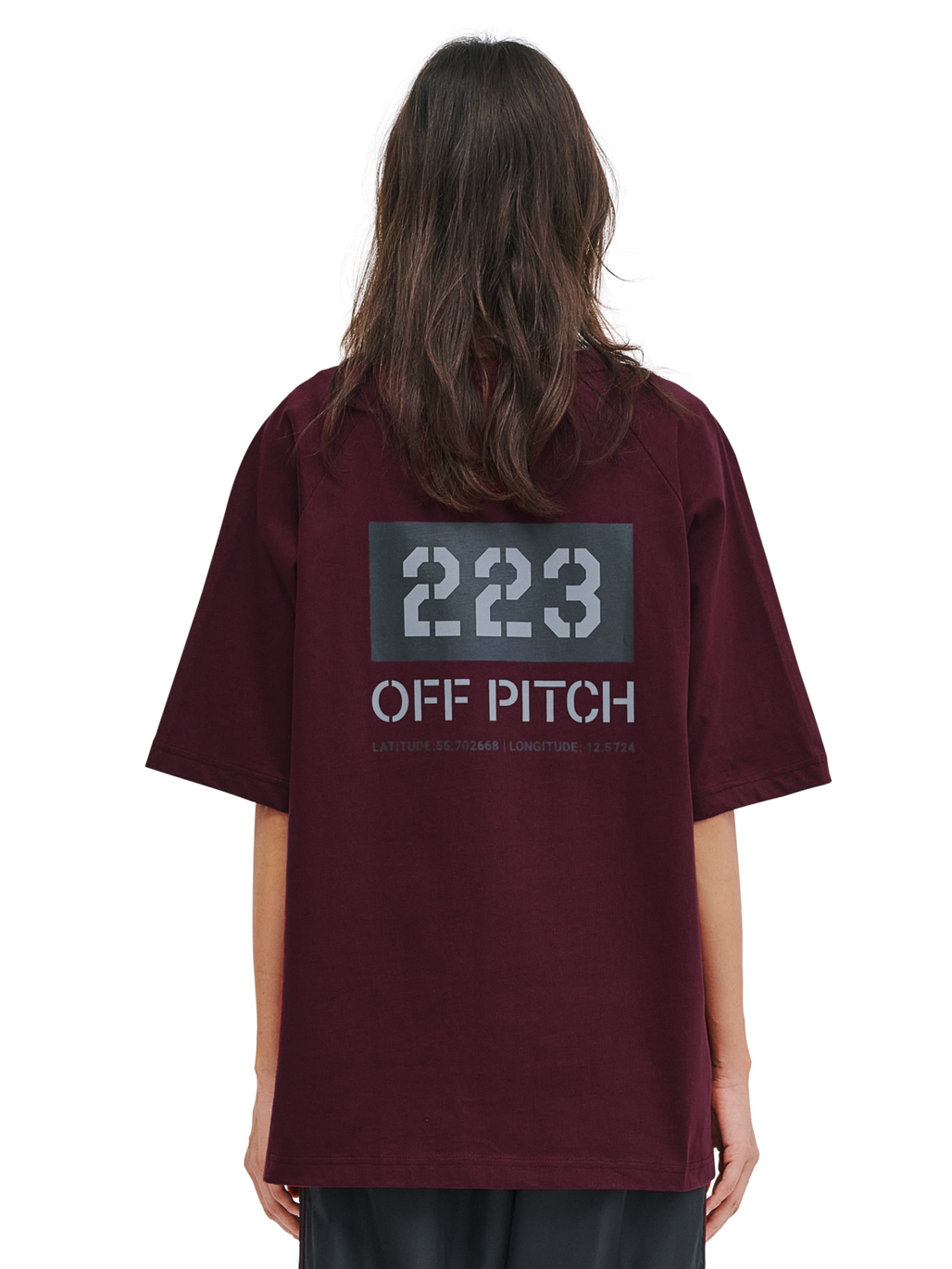 HALO DBU BOXY T-SHIRT, PORT ROYALE, model
