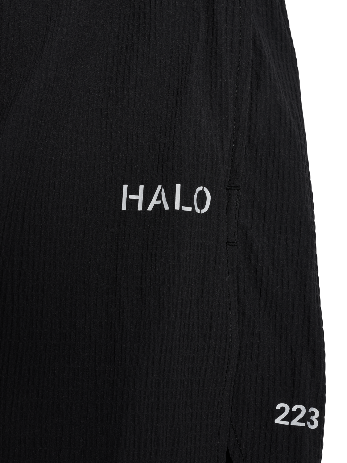 HALO WAFFLE TECH SHORTS, BLACK, packshot
