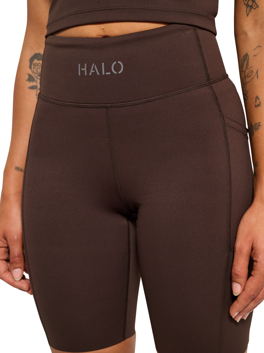 HALO WOMEN TRAINING SPRINTERS, CHOCOLATE TORTE, model
