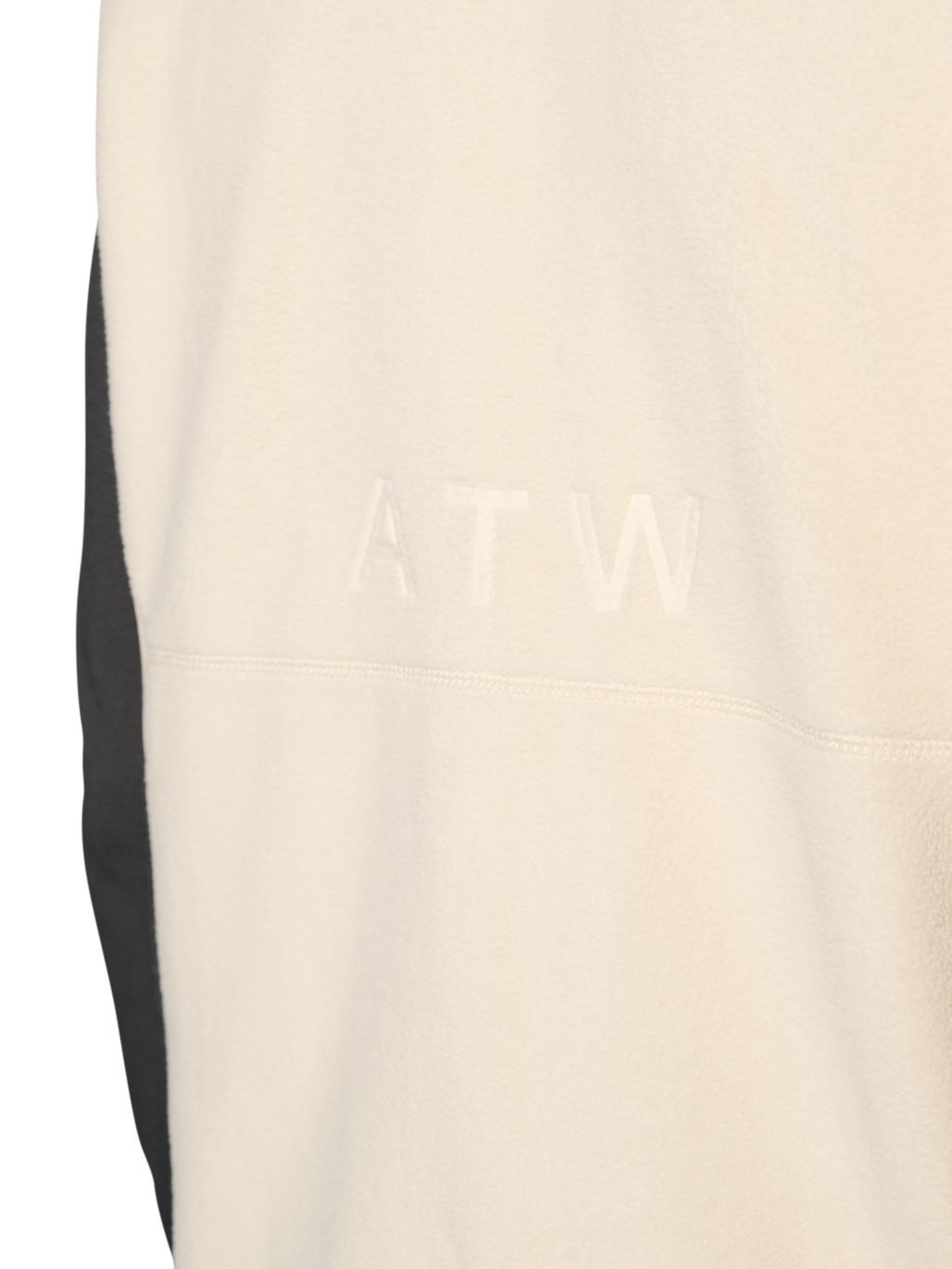 HALO ATW TEDDY FLEECE VEST, OYSTER GRAY, model