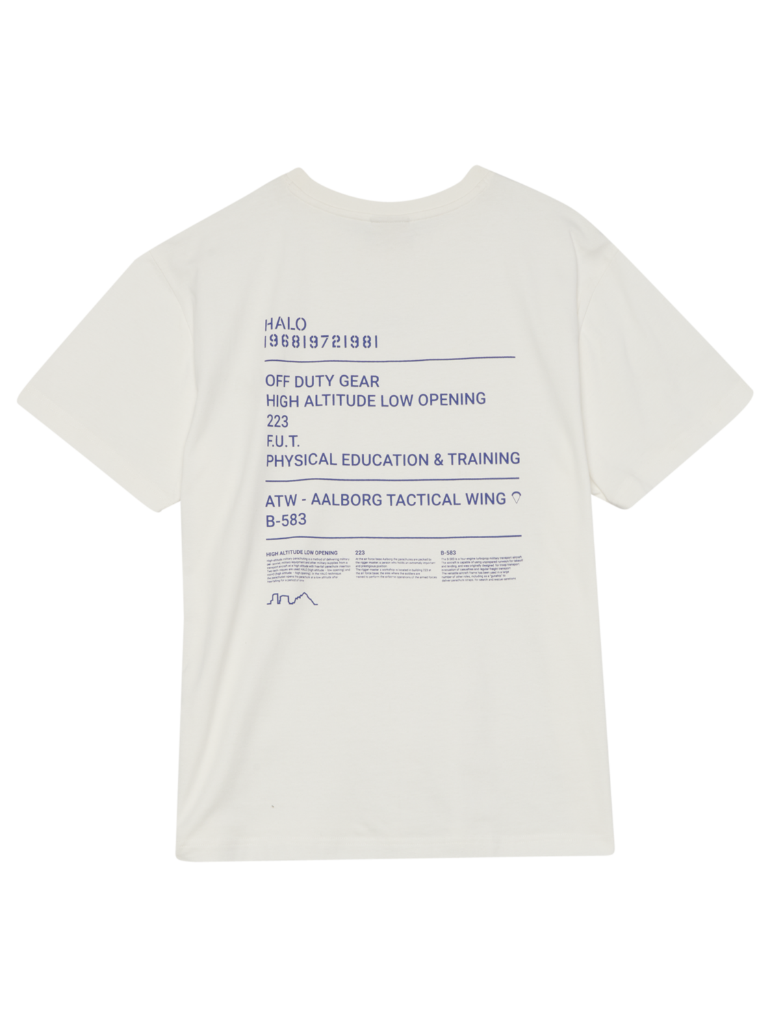 HALO GRAPHIC T-SHIRT, MARSHMALLOW, packshot