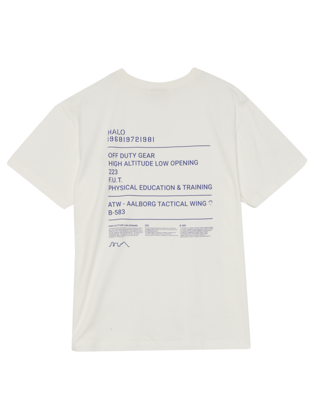 HALO GRAPHIC T-SHIRT, MARSHMALLOW, packshot