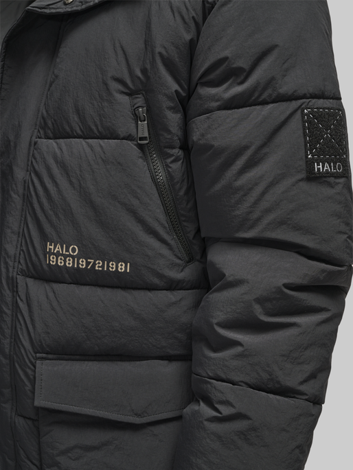 HALO THERMOLITE LONG PUFFER, BLACK, model
