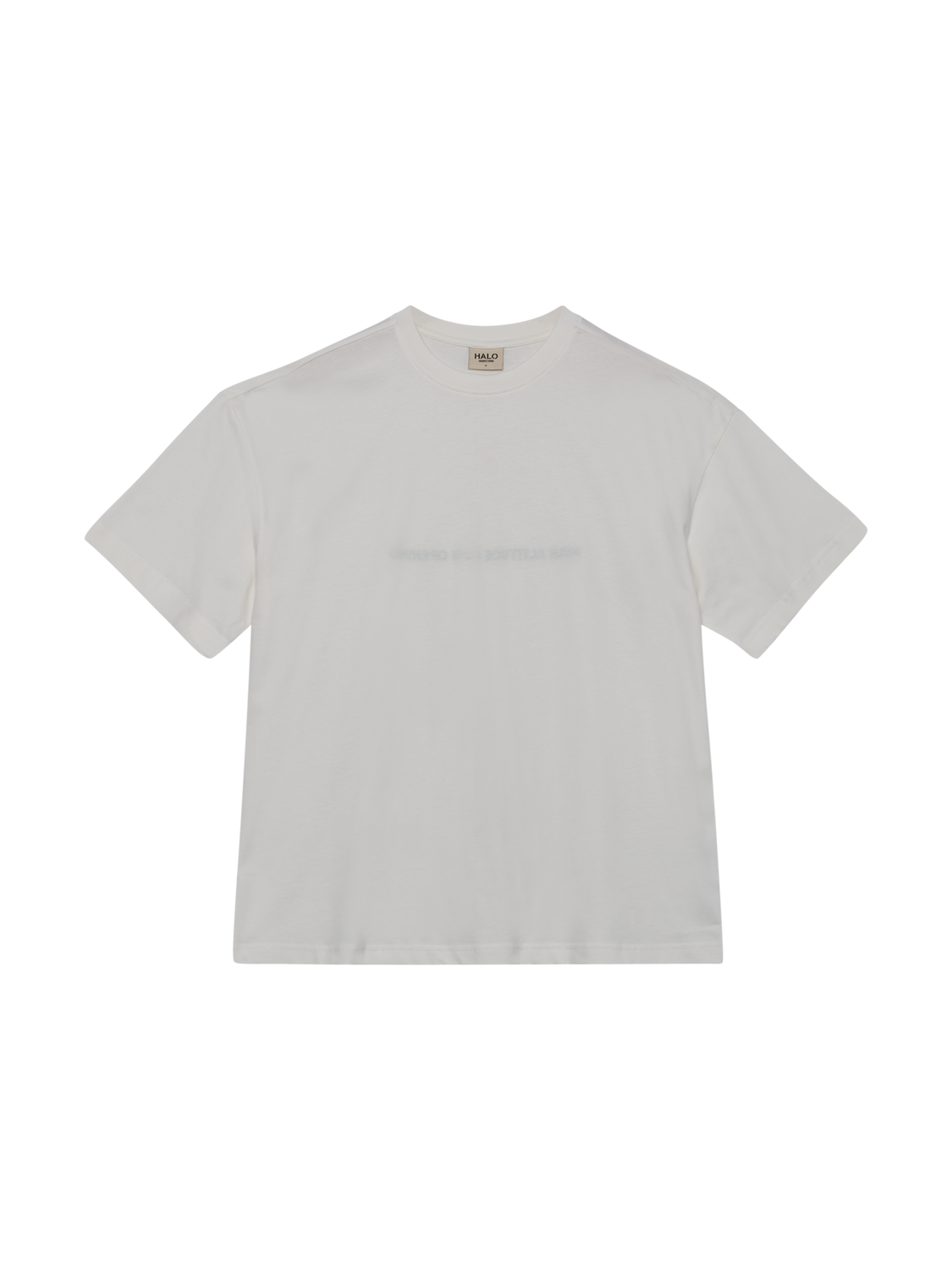 HALO GRAPHIC BOXY T-SHIRT, MARSHMALLOW/WILD LIME, packshot