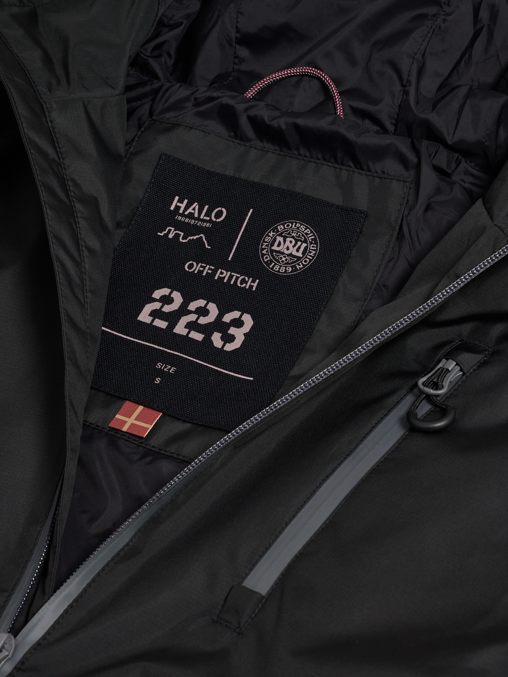 HALO DBU  DEFENSE ANORAK, BLACK, packshot