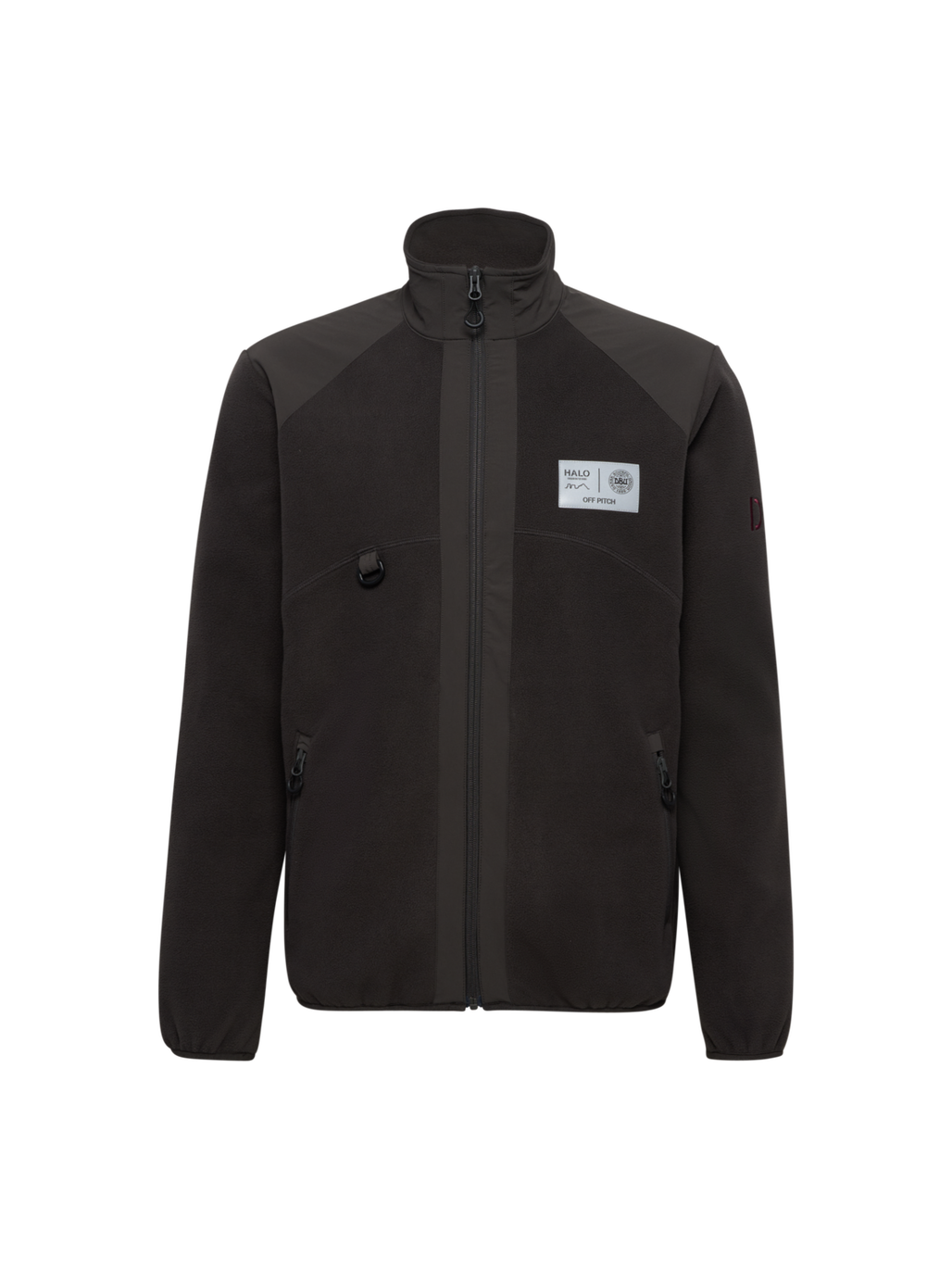 HALO DBU PANELED FLEECE JACKET, RAVEN, packshot