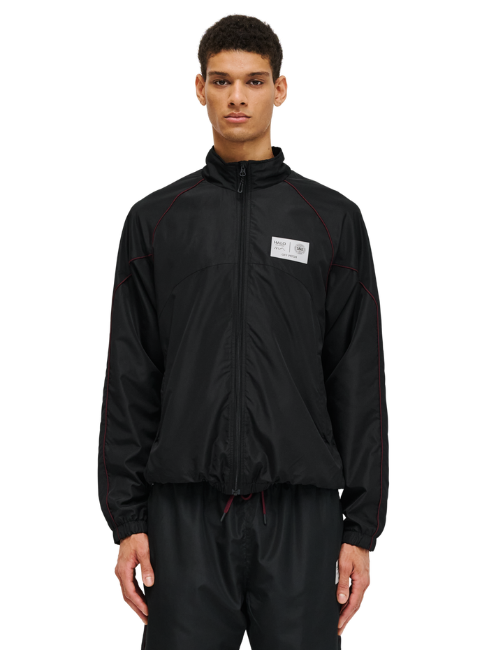 HALO DBU TRACKSUIT  JACKET, BLACK, model