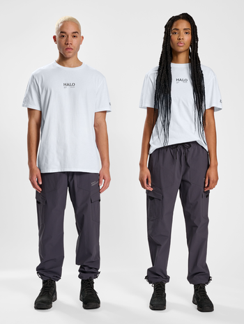 HALO COTTON T-SHIRT, WHITE, model