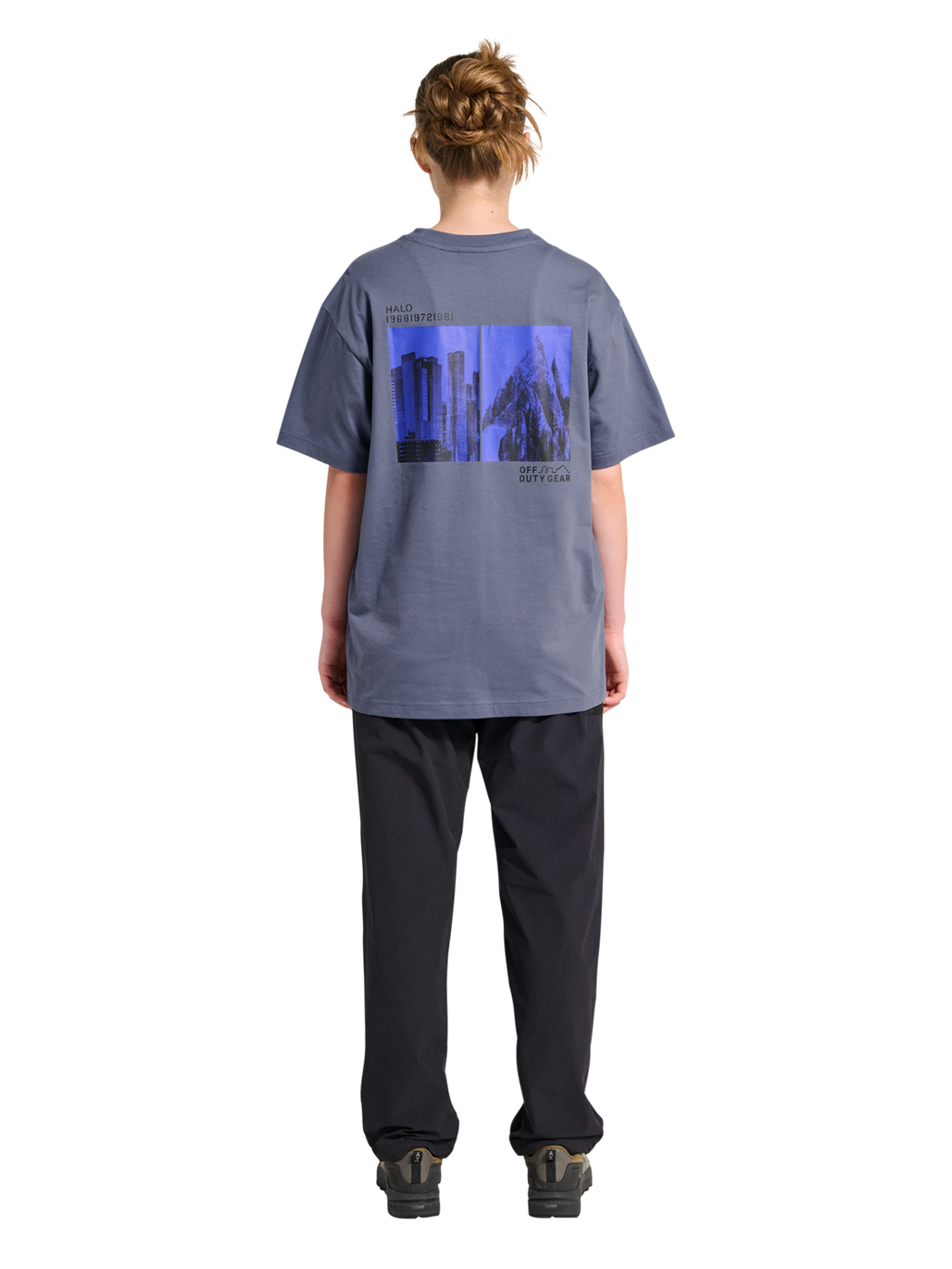 HALO GRAPHIC T-SHIRT, GRISAILLE/GRISAILLE, model