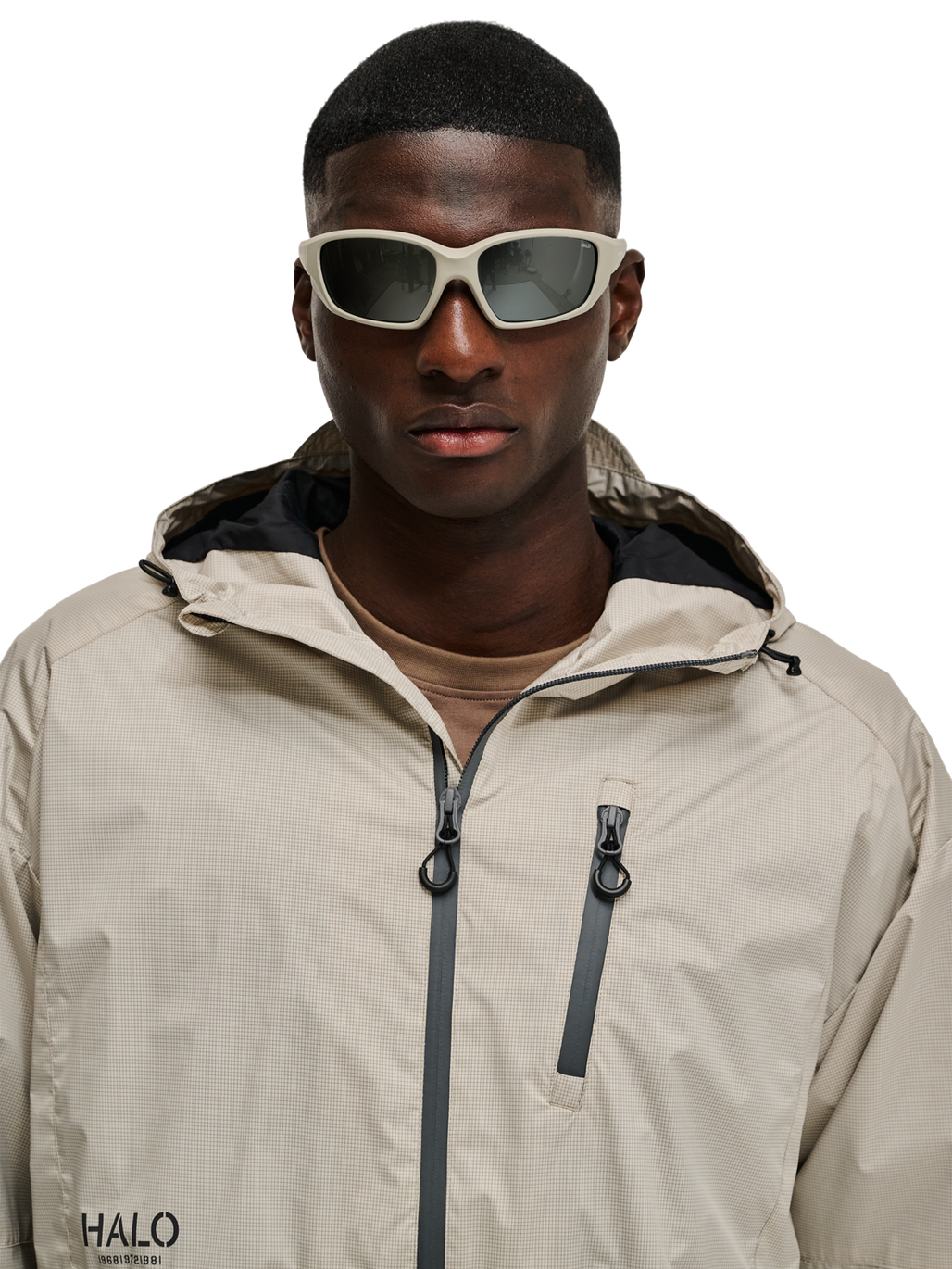 HALO X MESSY WEEKEND SUNGLASS NO 2, BLACK/SILVER, model