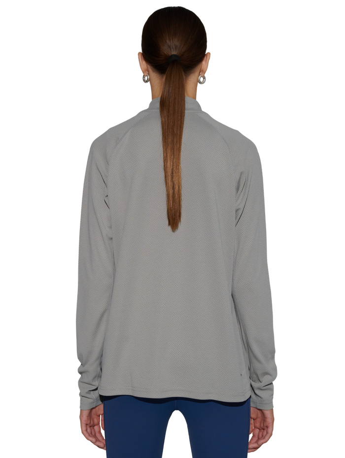 HALO SORONA HALF ZIP, MOURNING DOVE, model