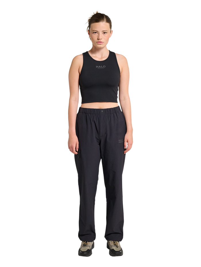 HALO TECH PANTS, BLACK, model
