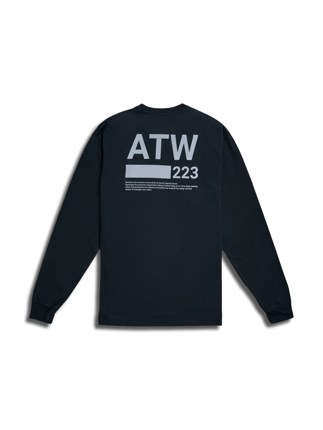 HALO GRAPHIC L/S TEE, BLACK, packshot