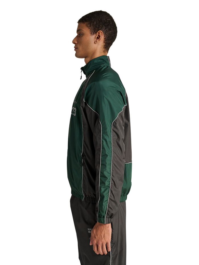 HALO STEEL TRACKSUIT JACKET, GARDEN TOPIARY, model