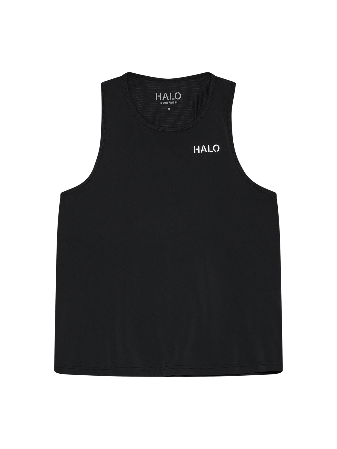 HALO WOMEN DIVISION RACERBACK TANK, BLACK, packshot