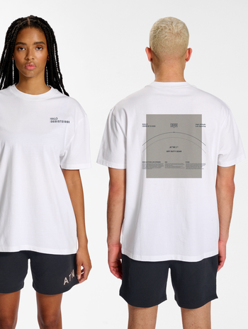HALO T-SHIRT, WHITE, model