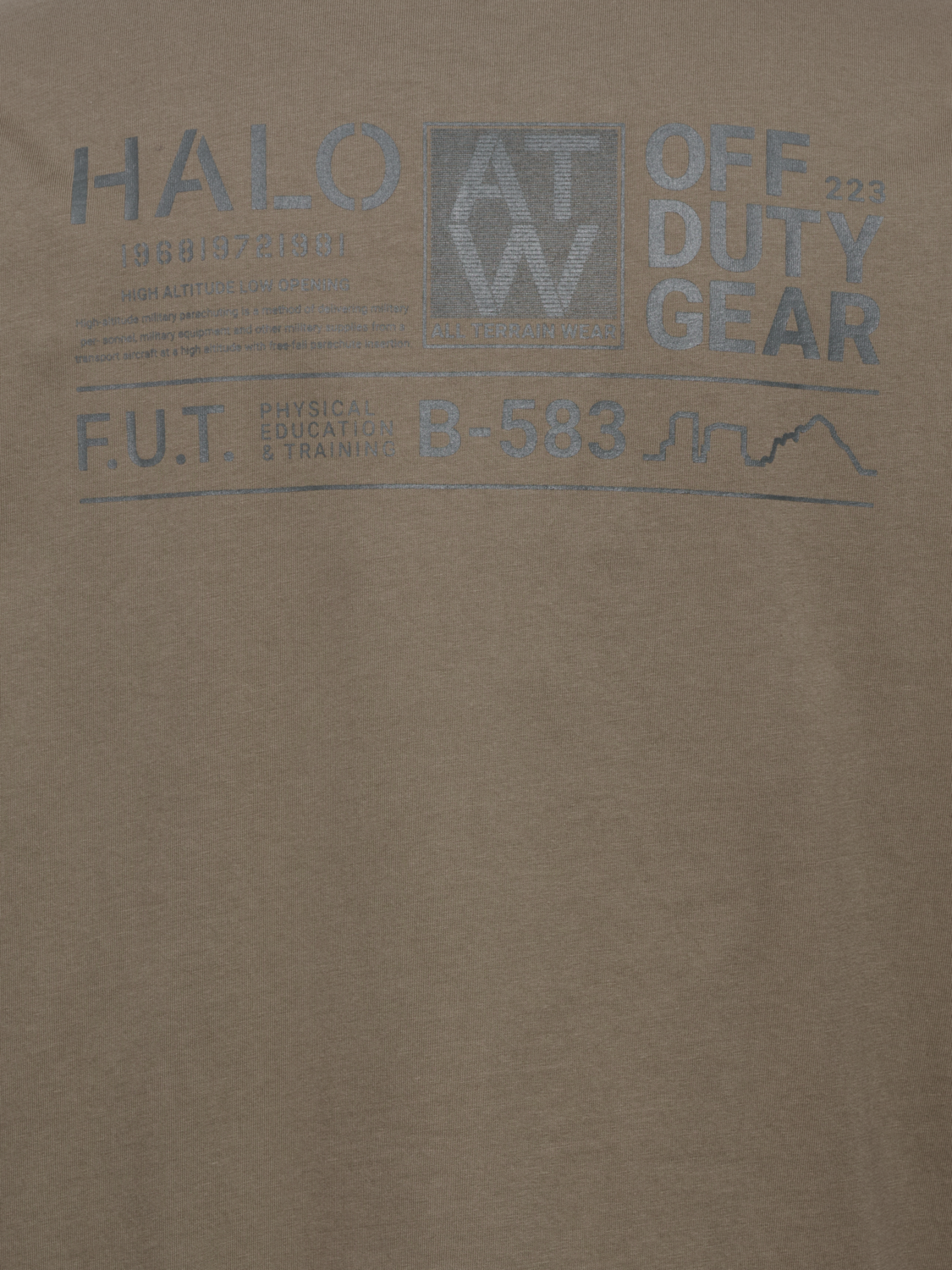 HALO GRAPHIC T-SHIRT 03, CHOCOLATE CHIP, packshot