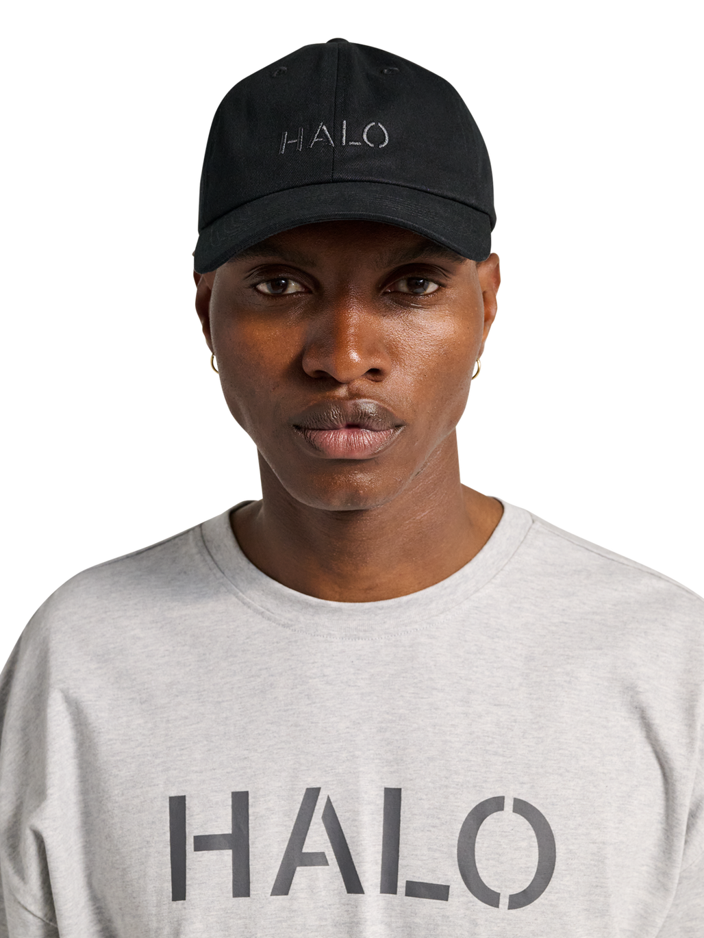 HALO COTTON CAP, BLACK, model