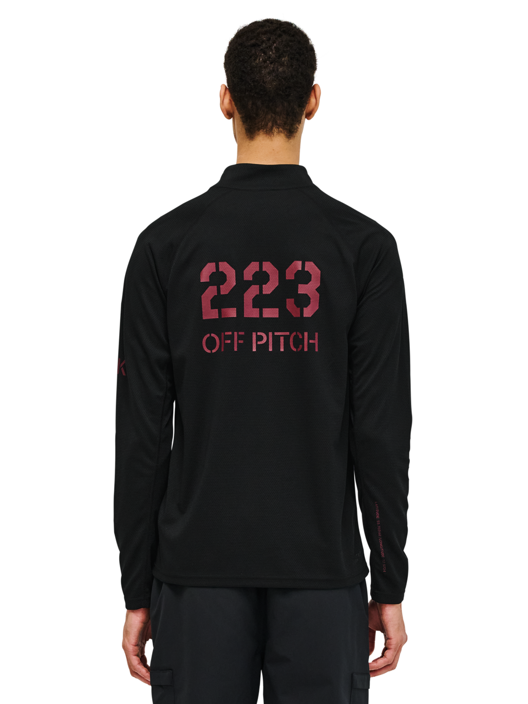 HALO DBU SORONA HALF ZIP, BLACK, model