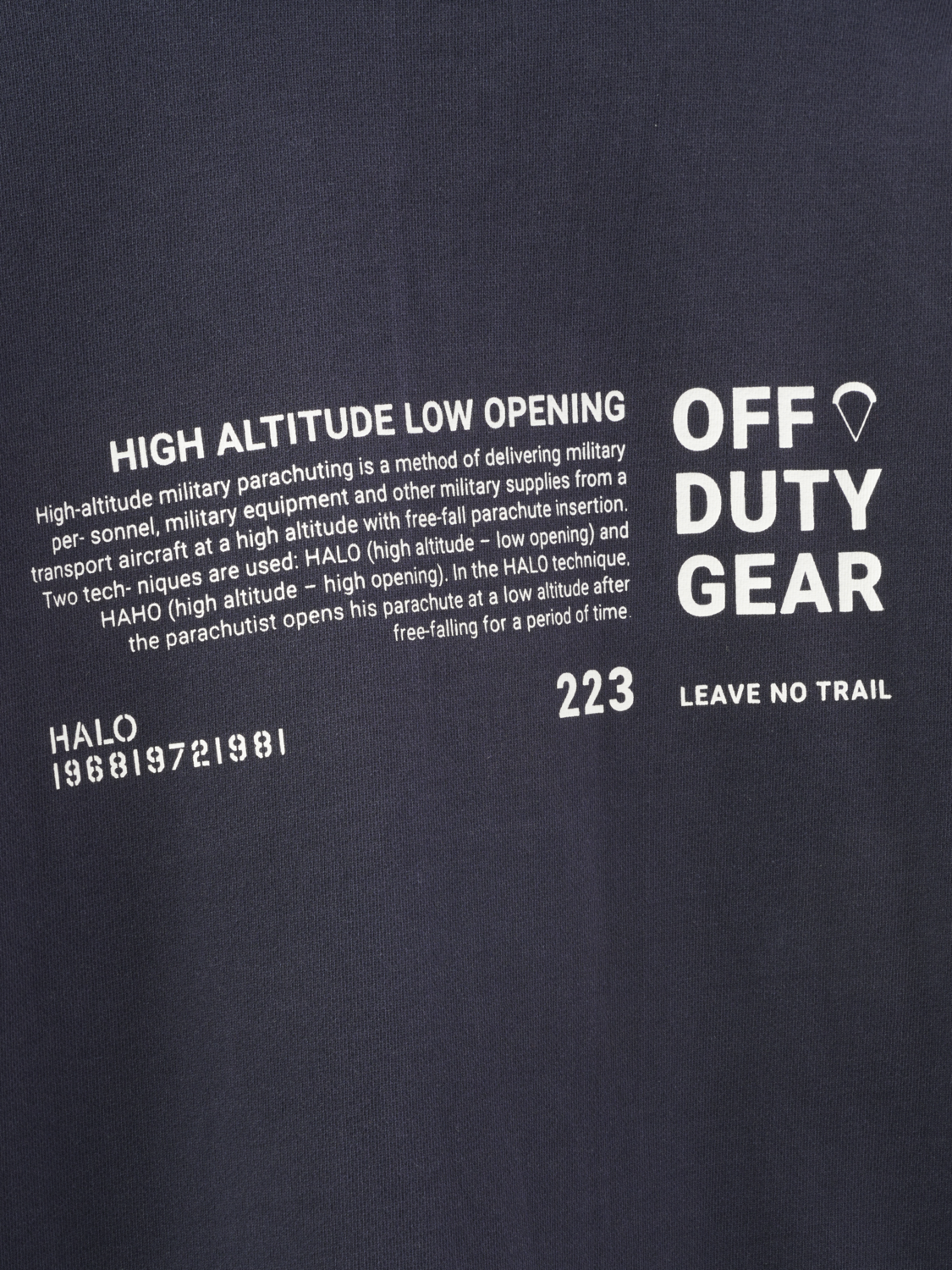 HALO LOGO GRAPHIC CREW, DEEP WELL, packshot