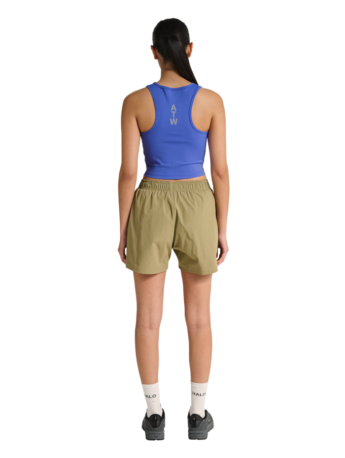 HALO WOMEN TRAINING TOP, BAJA BLUE, model