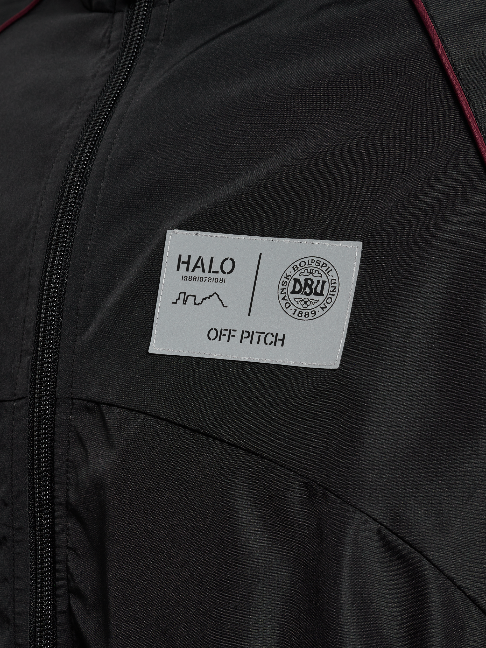 HALO DBU TRACKSUIT  JACKET, BLACK, packshot
