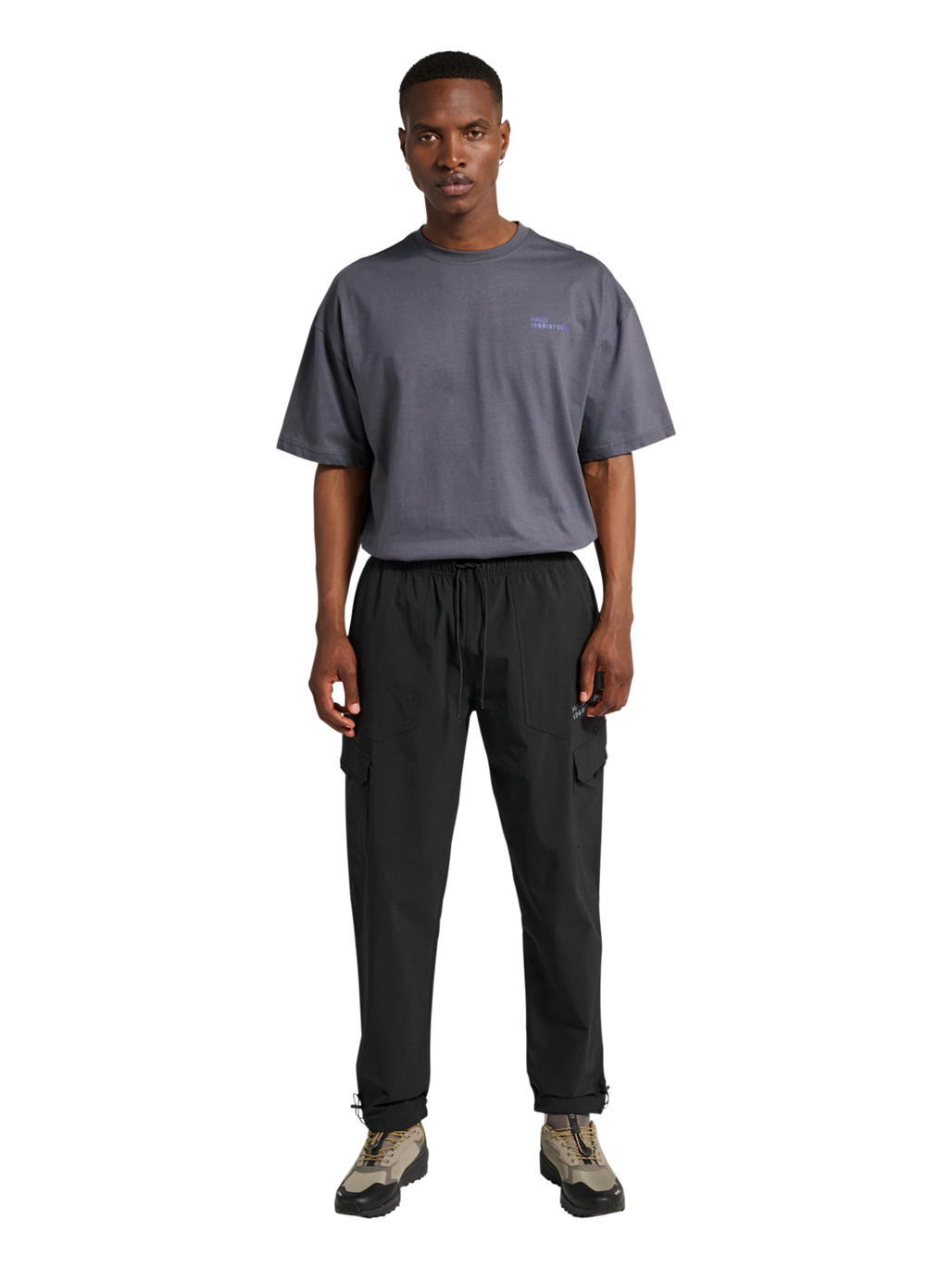 HALO TRAIL PANTS, BLACK, model