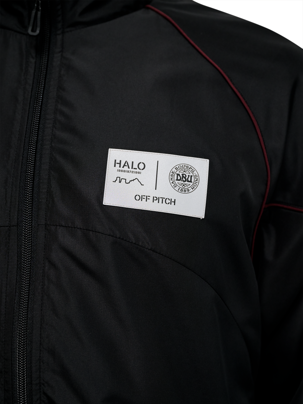 HALO DBU TRACKSUIT  JACKET, BLACK, model