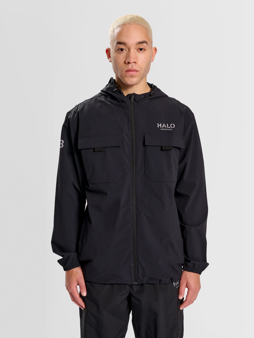 HALO TRAIL JACKET, BLACK, model