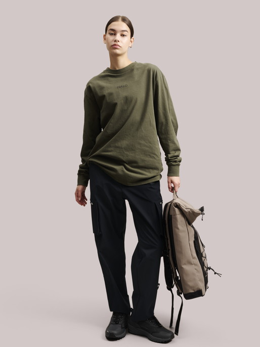 HALO TRAIL PANTS, BLACK, model