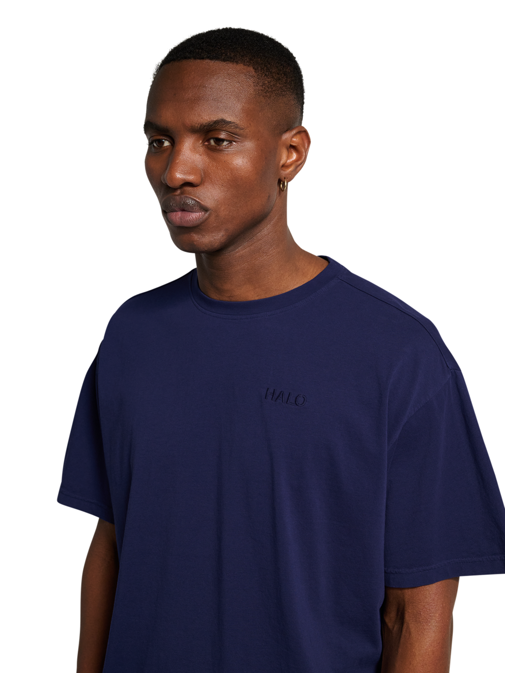 HALO LOGO T-SHIRT 2.0, ASTRAL AURA, model