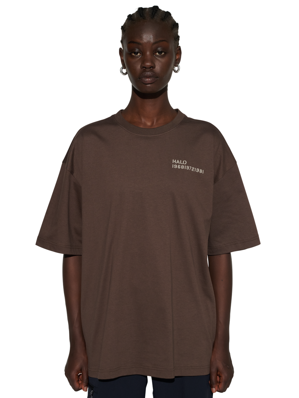 HALO GRAPHIC T-SHIRT BOXY 02, BRACKEN, model