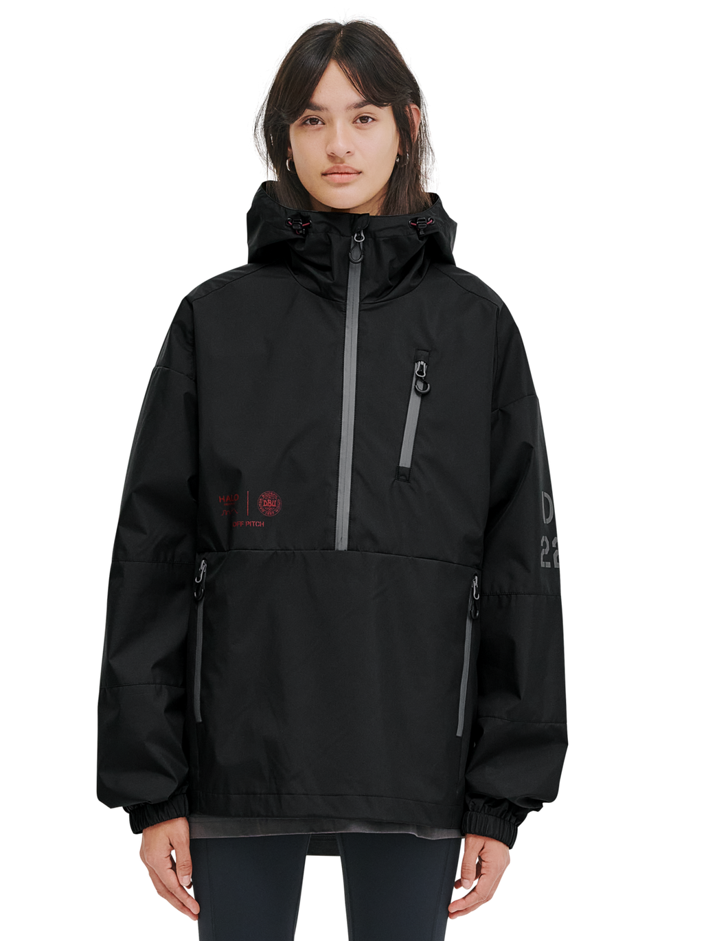 HALO DBU  DEFENSE ANORAK, BLACK, model