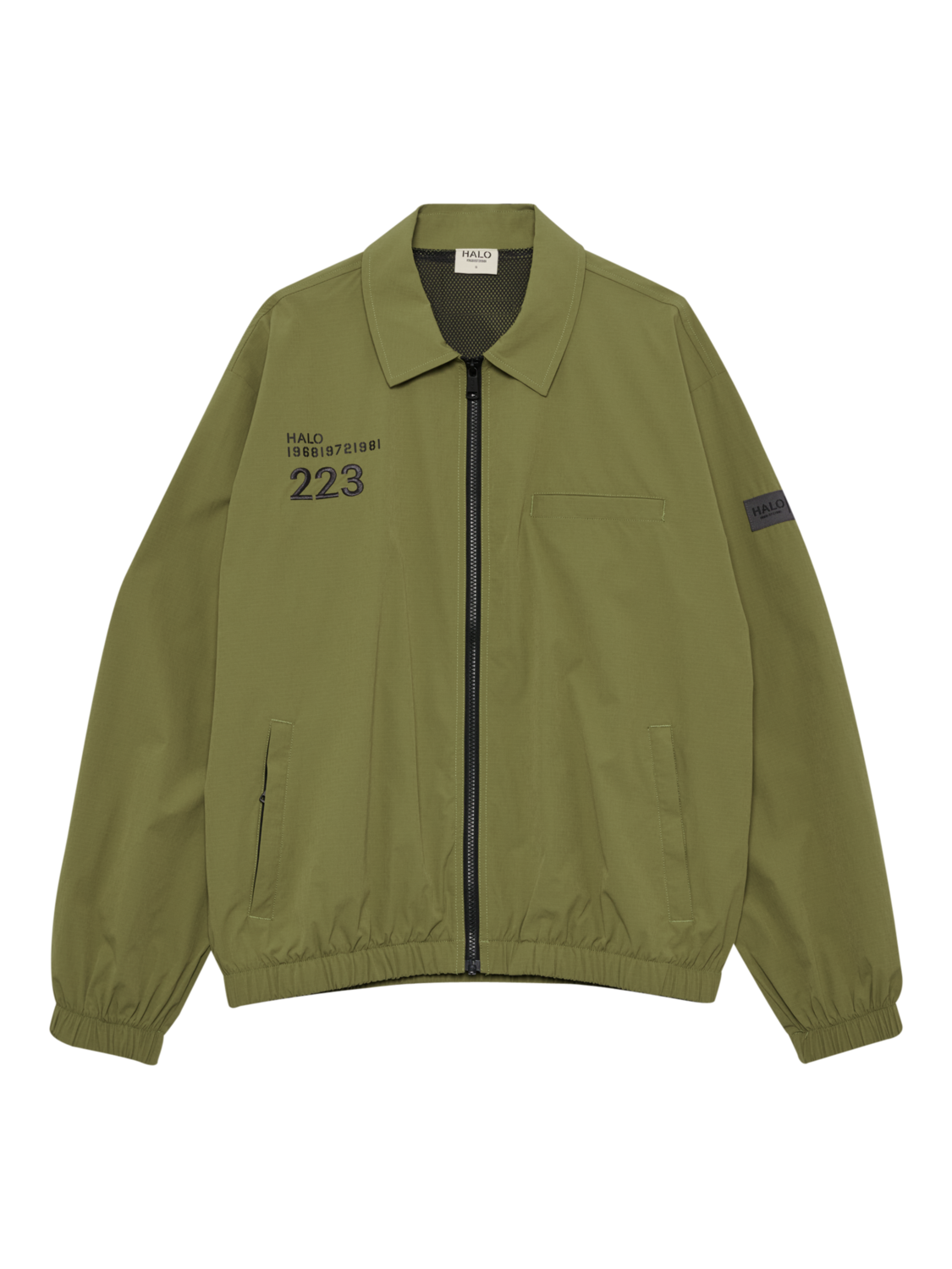 HALO MOVE OVERSHIRT, OLIVE DRAB, packshot