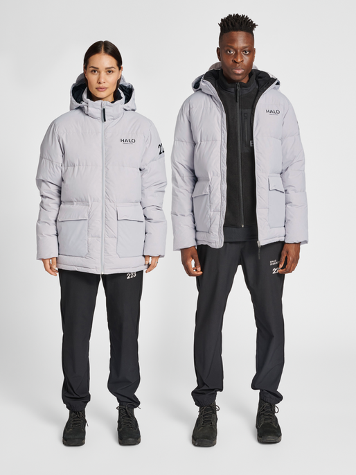 HALO DOWN PUFFER, HARBOR MIST, model