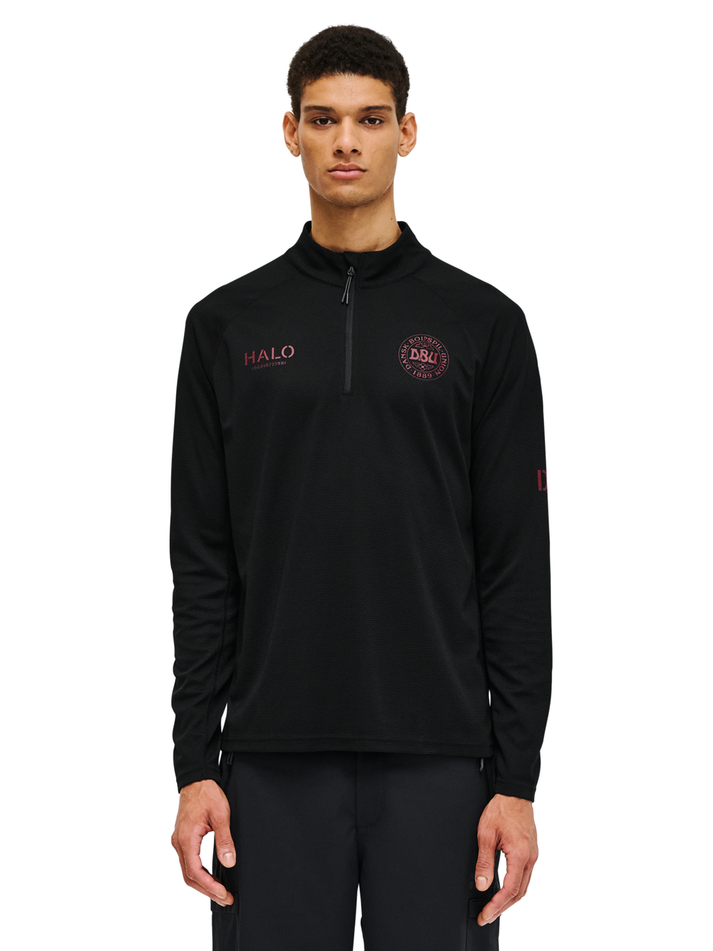 HALO DBU SORONA HALF ZIP, BLACK, model