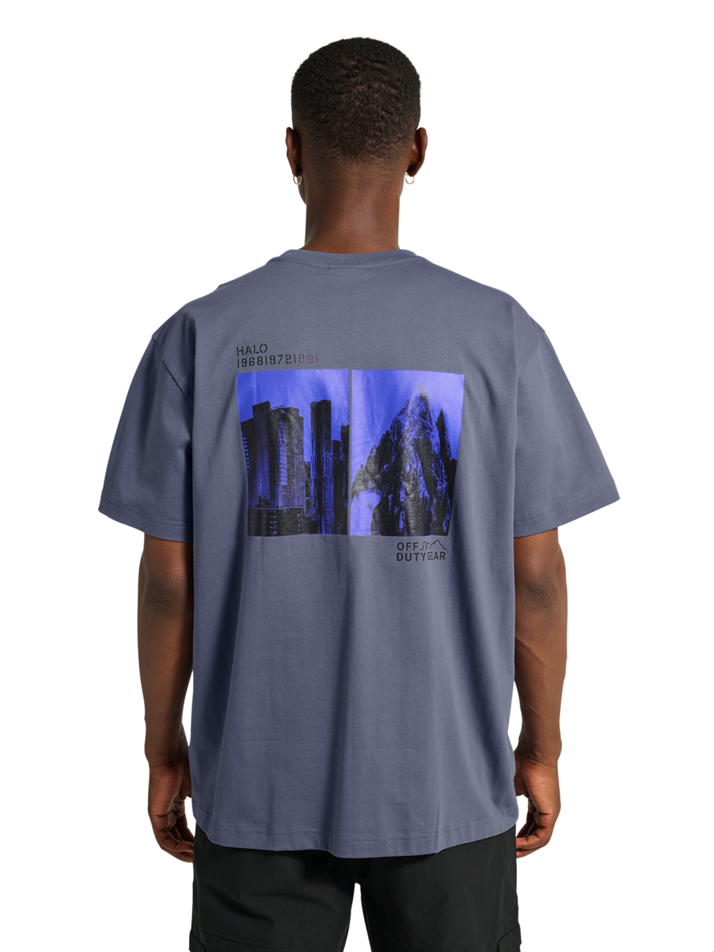 HALO GRAPHIC T-SHIRT, GRISAILLE/GRISAILLE, model