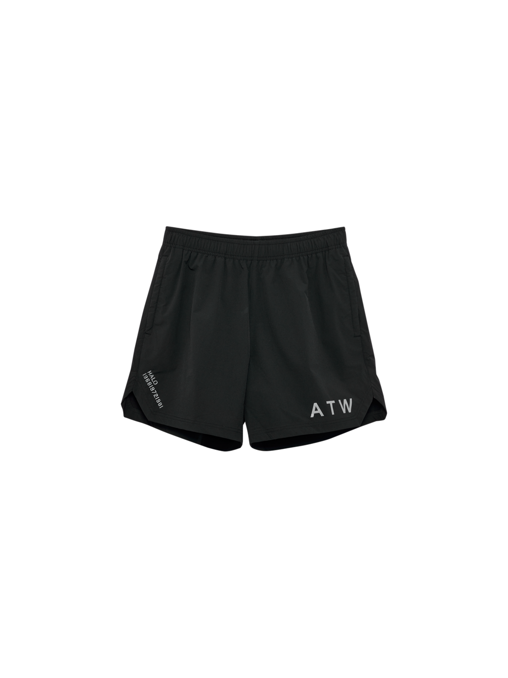 HALO SHORTS, BLACK, packshot