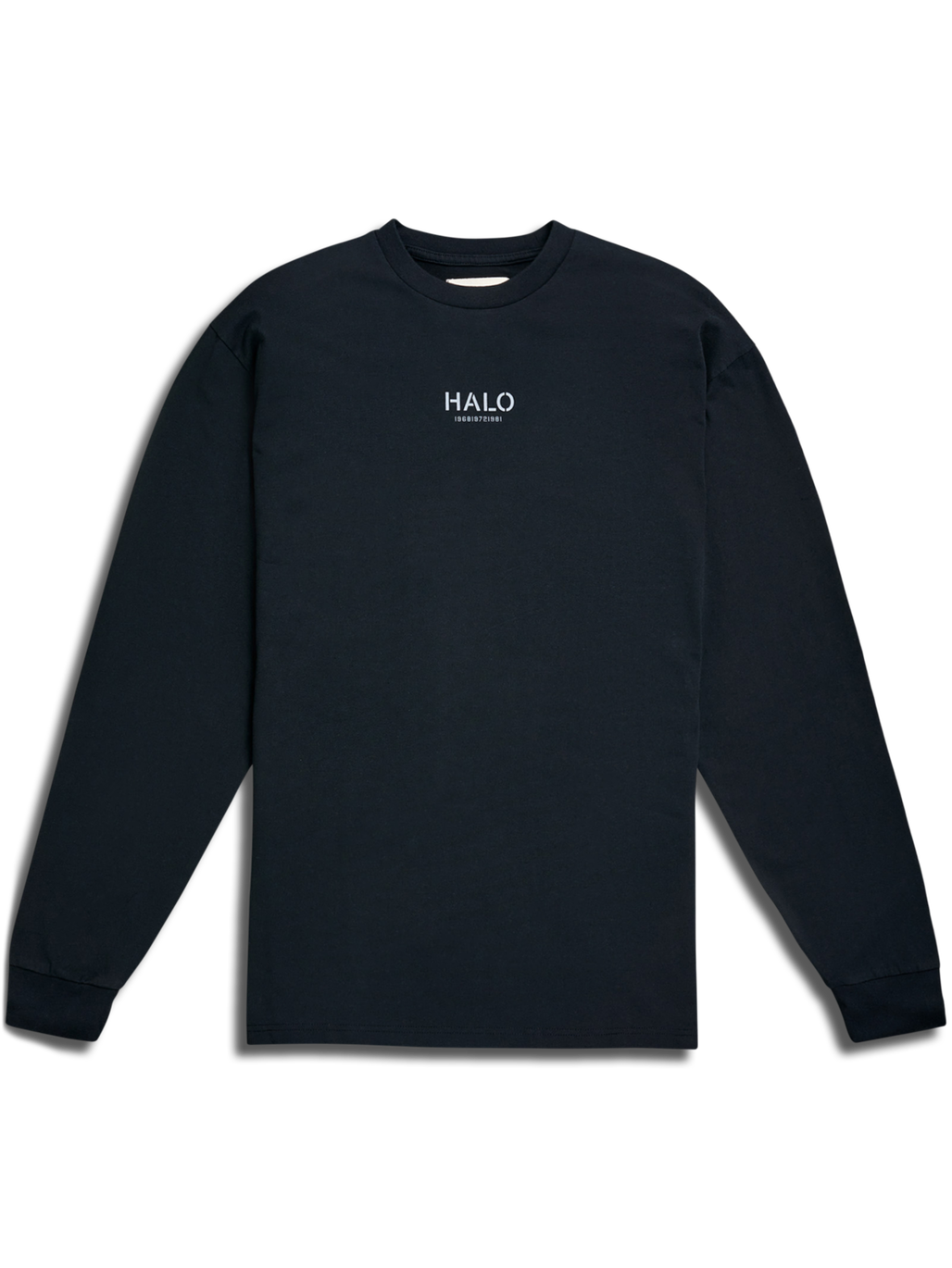 HALO GRAPHIC L/S TEE, BLACK, packshot
