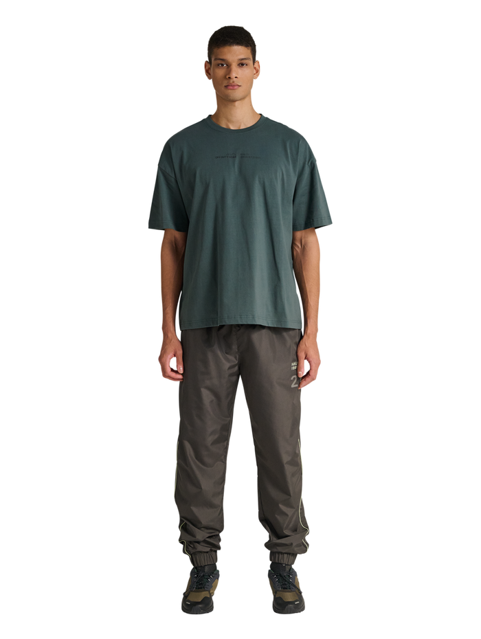 HALO GRAPHIC BOXY T-SHIRT, GARDEN TOPIARY, model