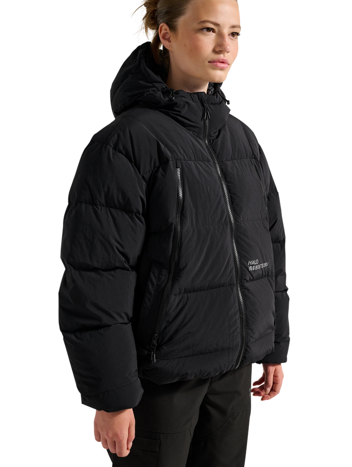 HALO MAVERICK DOWN JACKET, BLACK, model