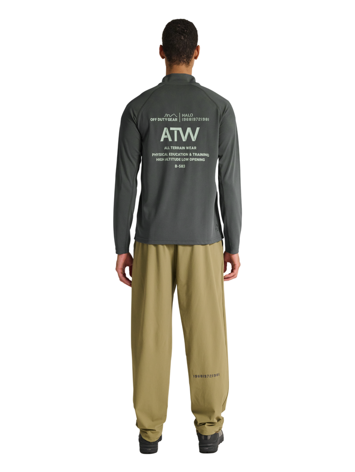 HALO SORONA HALF ZIP, GUNMETAL, model