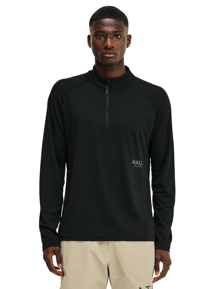 HALO SORONA HALF ZIP, BLACK, model