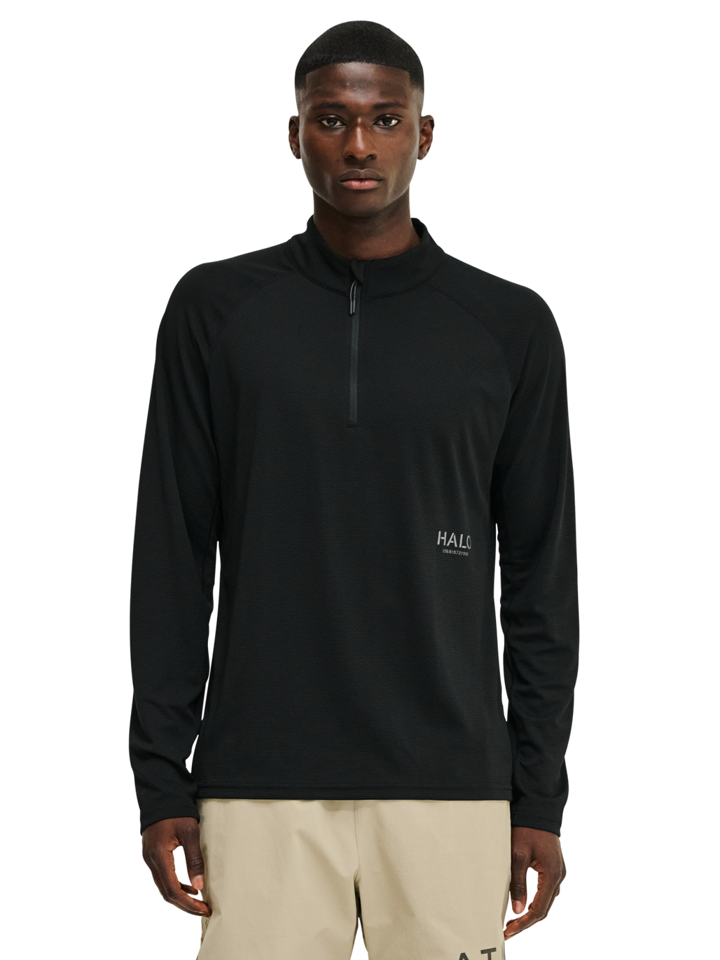HALO SORONA HALF ZIP, BLACK, model