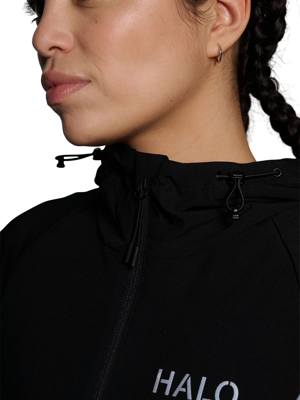 HALO INSULATED TECH JACKET, BLACK, model