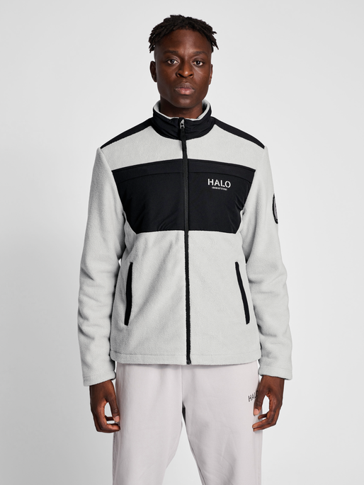 HALO S FLEECE JACKET, HARBOR MIST, model