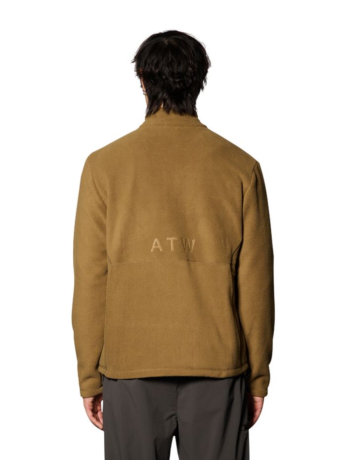 HALO ATW TEDDY FLEECE JACKET, KANGAROO, model
