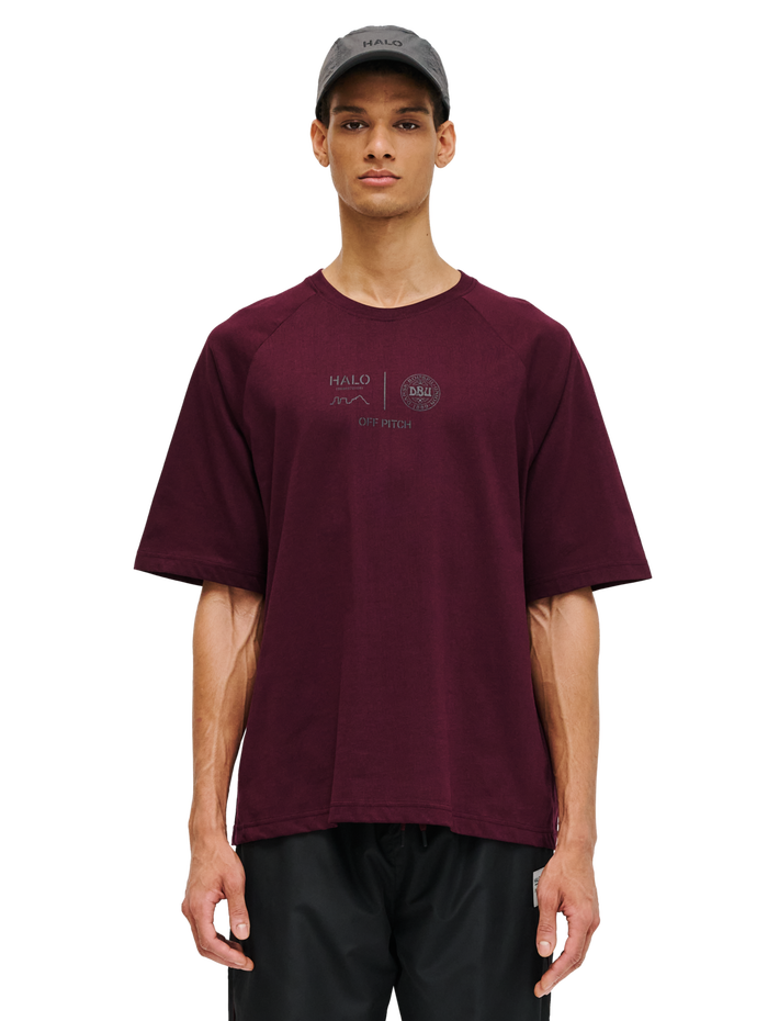 HALO DBU BOXY T-SHIRT, PORT ROYALE, model