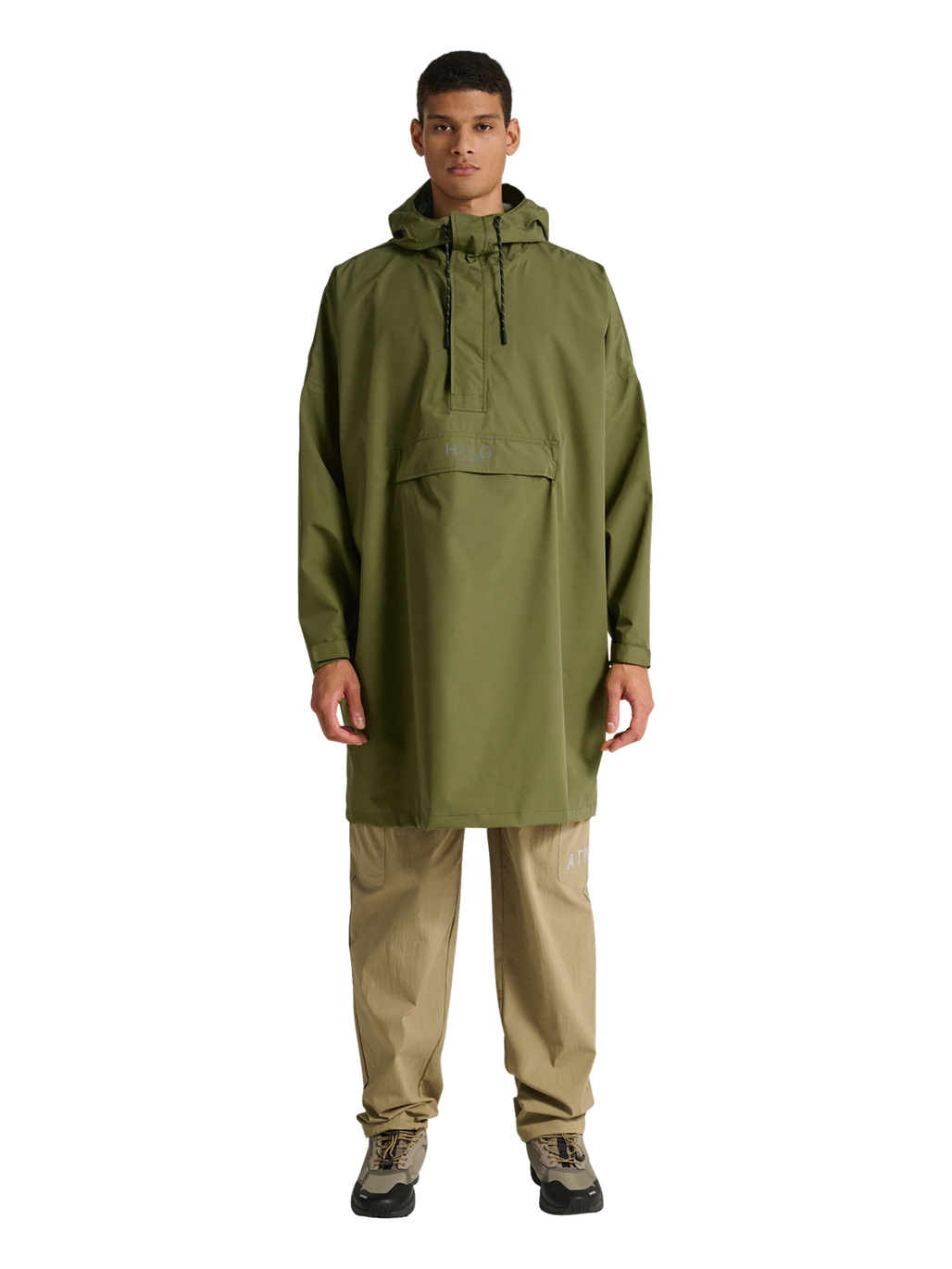 HALO RAINCOVER, OLIVE DRAB, model